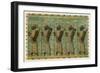 The Bodyguard of a Persian King-M. Kuhnert-Framed Art Print