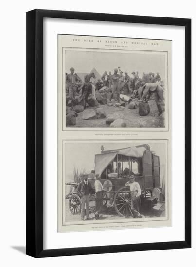 The Boer as Mason and Medical Man-null-Framed Giclee Print