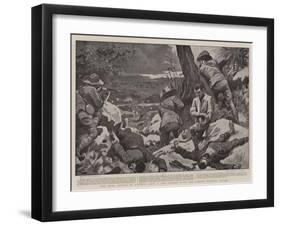 The Boer Attack on Caesar's Camp, a Hot Corner with the Border Mounted Rifles-Gordon Frederick Browne-Framed Giclee Print