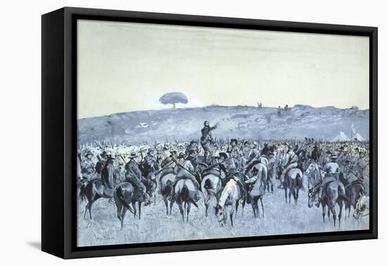 The Boer General De Wet with His Command, 1900-John Burnet-Framed Stretched Canvas