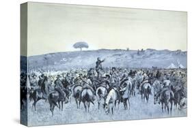 The Boer General De Wet with His Command, 1900-John Burnet-Stretched Canvas