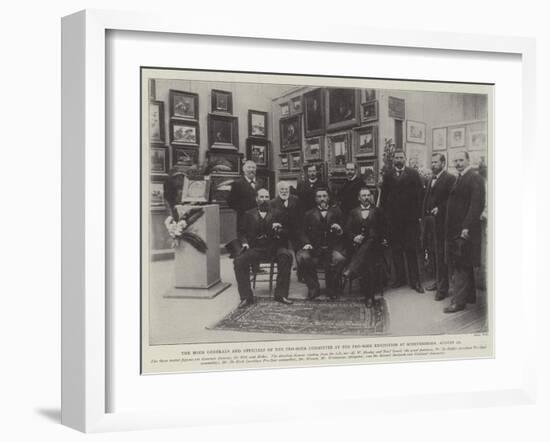 The Boer Generals and Officials of the Pro-Boer Committee at the Pro-Boer Exhibition at Scheveninge-null-Framed Giclee Print