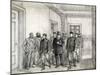 The Boer President Kruger Leaving the Chamber of Deputies in Pretoria, 1896-Melton Prior-Mounted Giclee Print