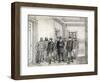 The Boer President Kruger Leaving the Chamber of Deputies in Pretoria, 1896-Melton Prior-Framed Giclee Print