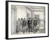 The Boer President Kruger Leaving the Chamber of Deputies in Pretoria, 1896-Melton Prior-Framed Giclee Print