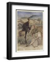 The Bogey Beast-Arthur Rackham-Framed Art Print