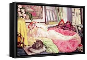 The Bohemian, 1921-Jacqueline Marval-Framed Stretched Canvas