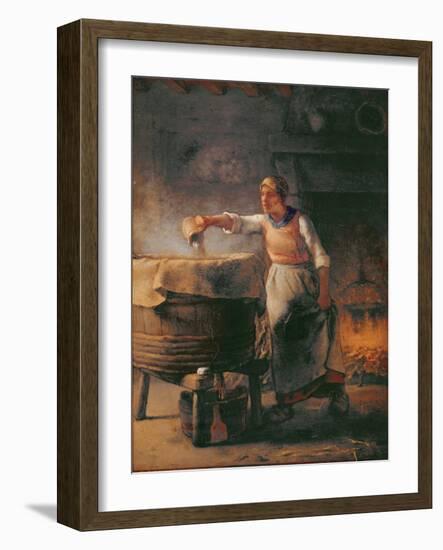 The Boiler, 1853-54-Jean-François Millet-Framed Giclee Print