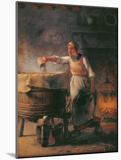 The Boiler, 1853-54-Jean-François Millet-Mounted Giclee Print