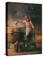 The Boiler, 1853-54-Jean-François Millet-Stretched Canvas