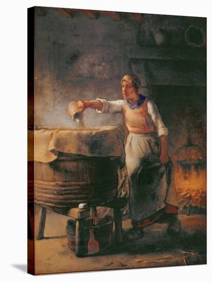 The Boiler, 1853-54-Jean-François Millet-Stretched Canvas