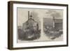 The Boiler Explosion at Dean, in Rossendale-null-Framed Giclee Print