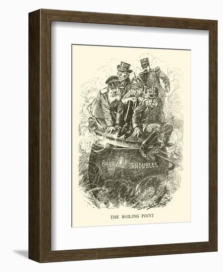 The Boiling Point' for 'Mr Punch's History of Modern England', by Charles L. Graves, 1922-Leonard Raven-hill-Framed Giclee Print