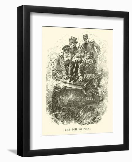 The Boiling Point' for 'Mr Punch's History of Modern England', by Charles L. Graves, 1922-Leonard Raven-hill-Framed Giclee Print