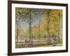 The Bois De Boulogne-Alfred Sisley-Framed Giclee Print