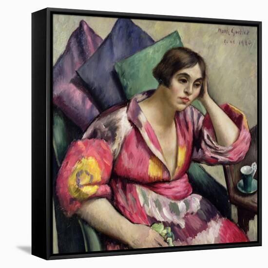 The Bokhara Coat, 1920-Mark Gertler-Framed Stretched Canvas