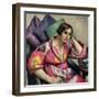 The Bokhara Coat, 1920-Mark Gertler-Framed Giclee Print