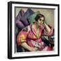 The Bokhara Coat, 1920-Mark Gertler-Framed Giclee Print