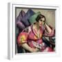 The Bokhara Coat, 1920-Mark Gertler-Framed Giclee Print