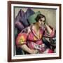 The Bokhara Coat, 1920-Mark Gertler-Framed Giclee Print