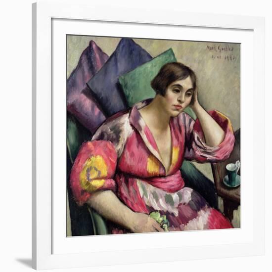 The Bokhara Coat, 1920-Mark Gertler-Framed Giclee Print