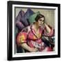 The Bokhara Coat, 1920-Mark Gertler-Framed Giclee Print