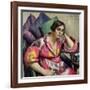 The Bokhara Coat, 1920-Mark Gertler-Framed Giclee Print