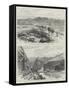 The Bolan Pass Road and Railway-null-Framed Stretched Canvas