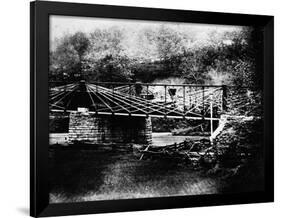 The Bollman Truss Bridge; Savage Maryland-null-Framed Photographic Print