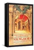 The Bologna Theater Presents Nerone di a Boito-null-Framed Stretched Canvas