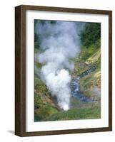 The Bolshoi / Greater Geyser Erupting, Geyser Valley, Kronotsky Zapovednik, Russia-Igor Shpilenok-Framed Photographic Print