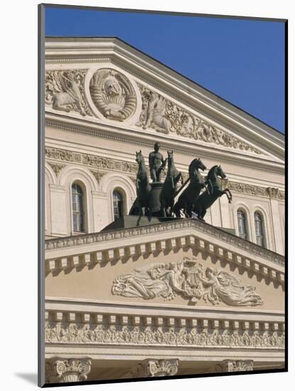 The Bolshoi Theater, Moscow, Russia-Charles Bowman-Mounted Photographic Print