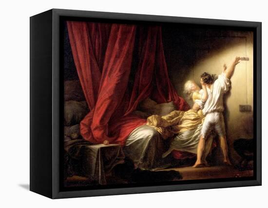 The Bolt, circa 1778-Jean-Honoré Fragonard-Framed Stretched Canvas