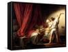 The Bolt, circa 1778-Jean-Honoré Fragonard-Framed Stretched Canvas