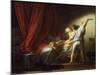 The Bolt (Or the Lock) - Oil on Canvas, 1777-Jean-Honore Fragonard-Mounted Giclee Print