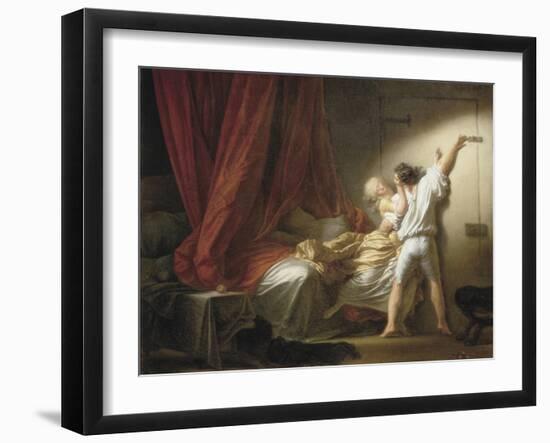 The Bolt-Jean-Honoré Fragonard-Framed Art Print