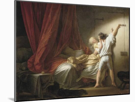 The Bolt-Jean-Honoré Fragonard-Mounted Art Print