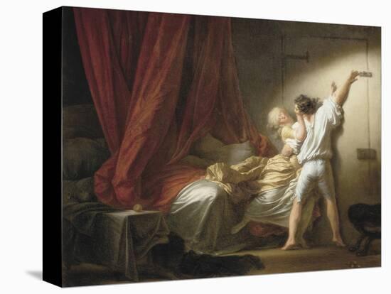 The Bolt-Jean-Honoré Fragonard-Stretched Canvas