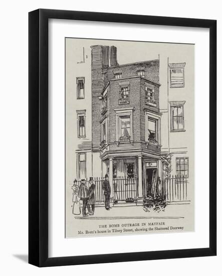 The Bomb Outrage in Mayfair-null-Framed Giclee Print