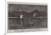 The Bombardment at Apia on the Night of 16 March-Alexander Stuart Boyd-Framed Giclee Print