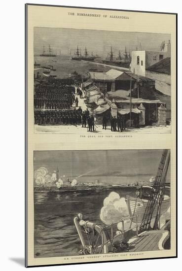 The Bombardment of Alexandria-null-Mounted Giclee Print