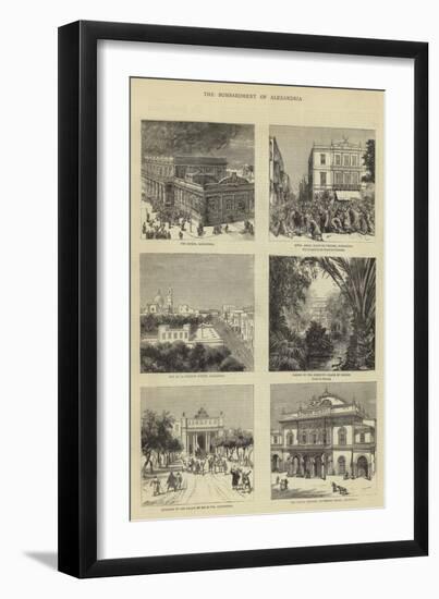 The Bombardment of Alexandria-William Henry James Boot-Framed Giclee Print