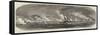 The Bombardment of Kagosima, Japan-Edwin Weedon-Framed Stretched Canvas