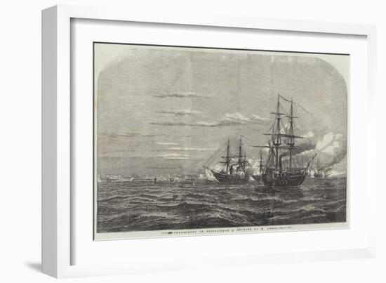 The Bombardment of Odessa-William Adolphus Knell-Framed Giclee Print