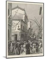 The Bombardment of Rio De Janeiro, the Rua Do Ouvidor-Melton Prior-Mounted Giclee Print