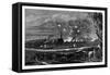 The Bombardment of Strasburg, France, 1875-null-Framed Stretched Canvas
