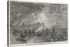 The Bombardment of Sveaborg, Rocket Boats-John Wilson Carmichael-Stretched Canvas