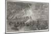 The Bombardment of Sveaborg, Rocket Boats-John Wilson Carmichael-Mounted Giclee Print