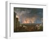 The Bombardment of Vienna by the French Army, 11th May 1809-Baron Louis Albert Bacler D'albe-Framed Giclee Print