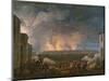 The Bombardment of Vienna by the French Army, 11th May 1809-Baron Louis Albert Bacler D'albe-Mounted Giclee Print